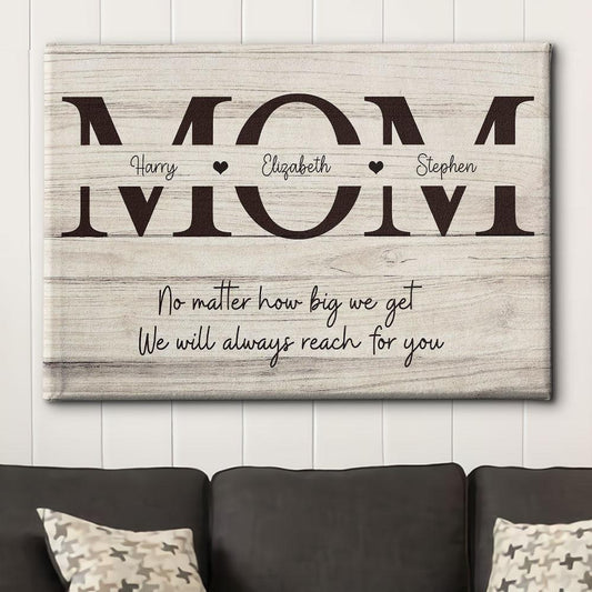 Always Reach For You - Personalized Custom Matte Canvas