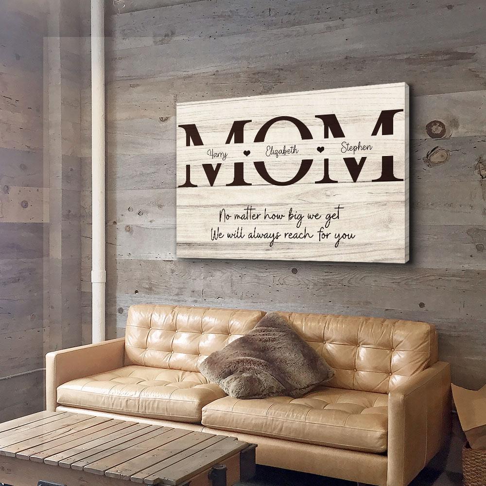 Always Reach For You - Personalized Custom Matte Canvas