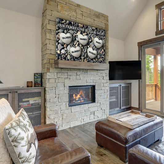 Family Love - Personalized Custom Name Canvas