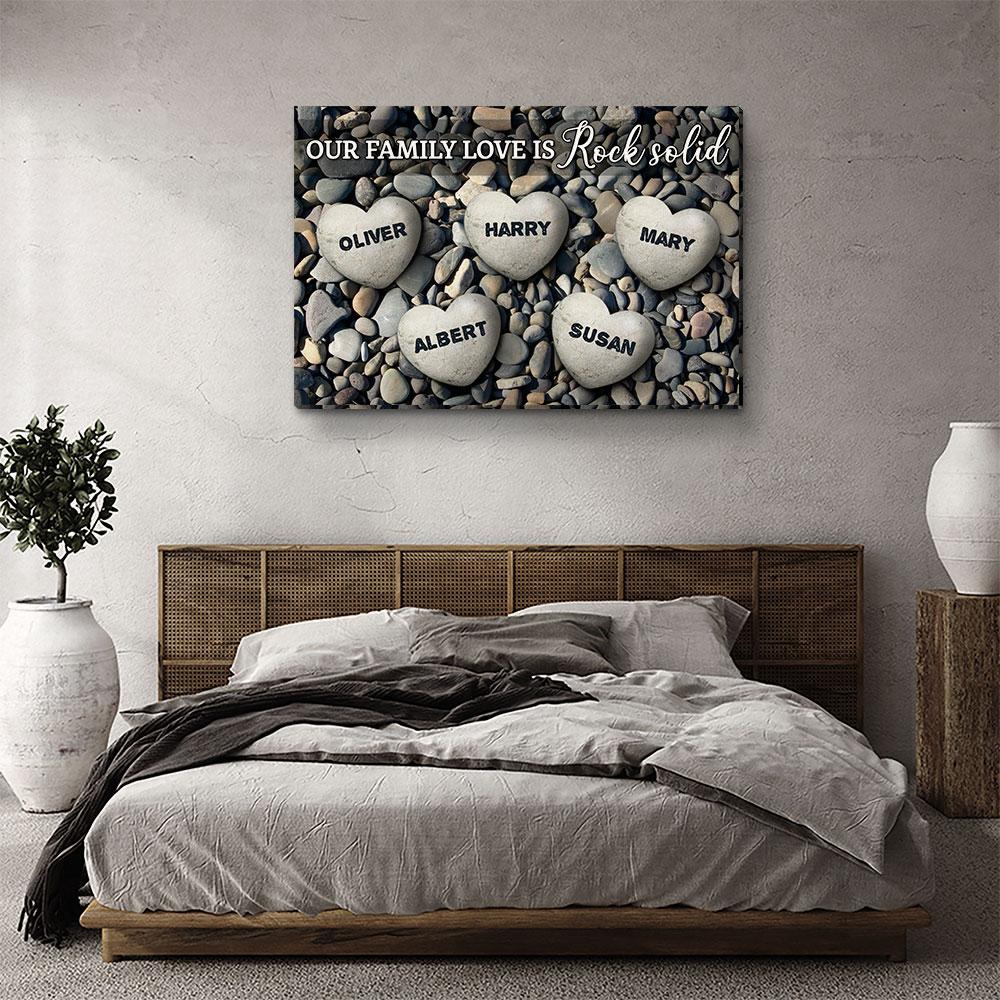 Family Love - Personalized Custom Name Canvas