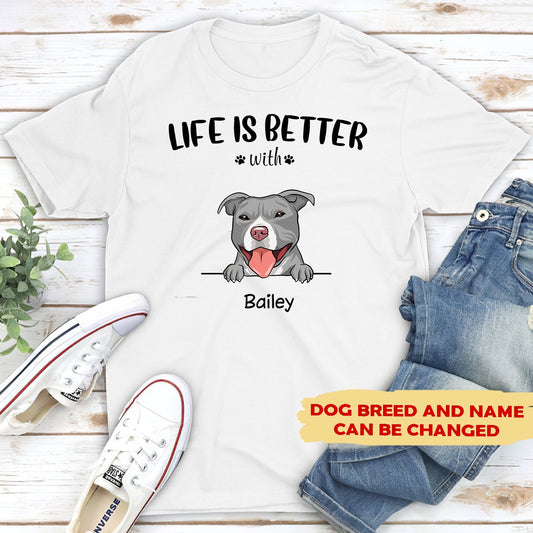 Life Is Better - Personalized Custom Unisex T-shirt