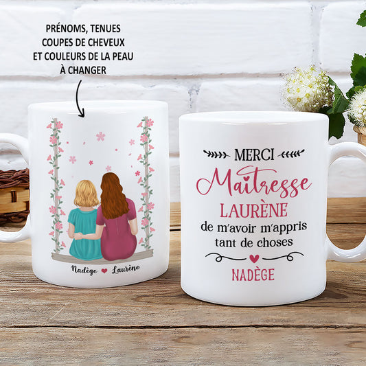 Envie De Dire Merci A Ma Maitresse - Personalized Custom Coffee Mug
