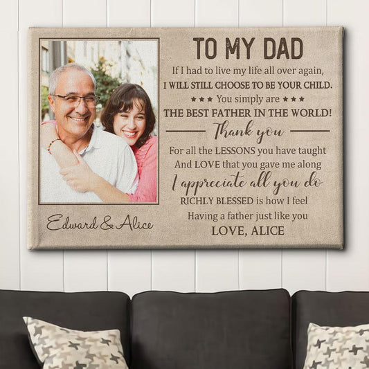 All You Gave Me - Personalized Custom Photo Canvas