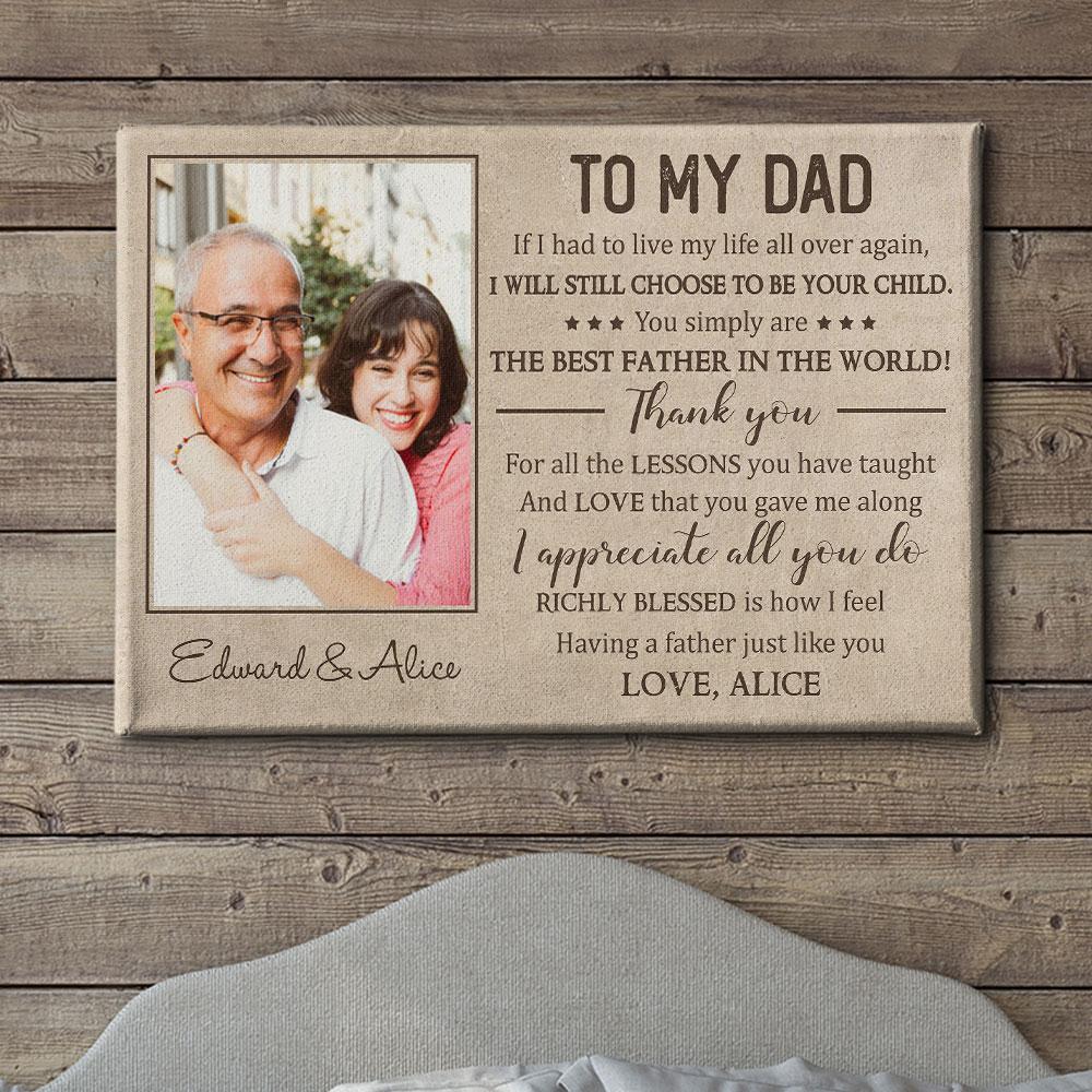 All You Gave Me - Personalized Custom Photo Canvas