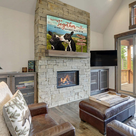 Together - Personalized Custom Name Canvas