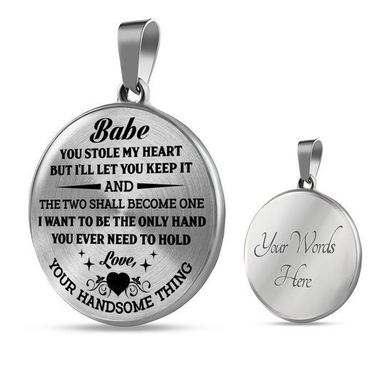 FOR YOUR LOVED ONE - REAL 18K GOLD FINISH & SILVER VERSION - LUXURY NECKLACE