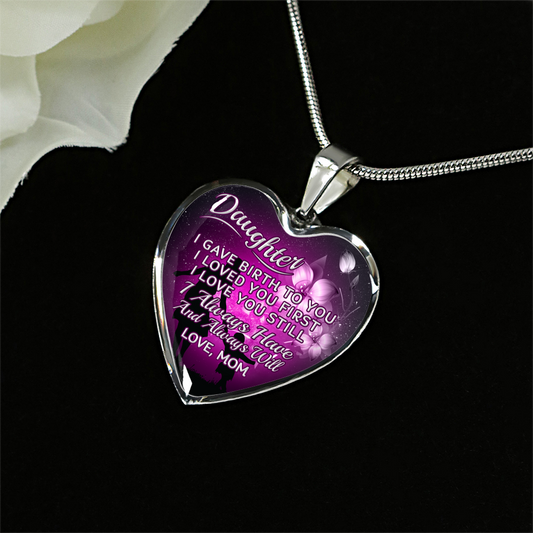 DAUGHTER MOM NECKLACE - ALWAYS HAVE ALWAYS WILL