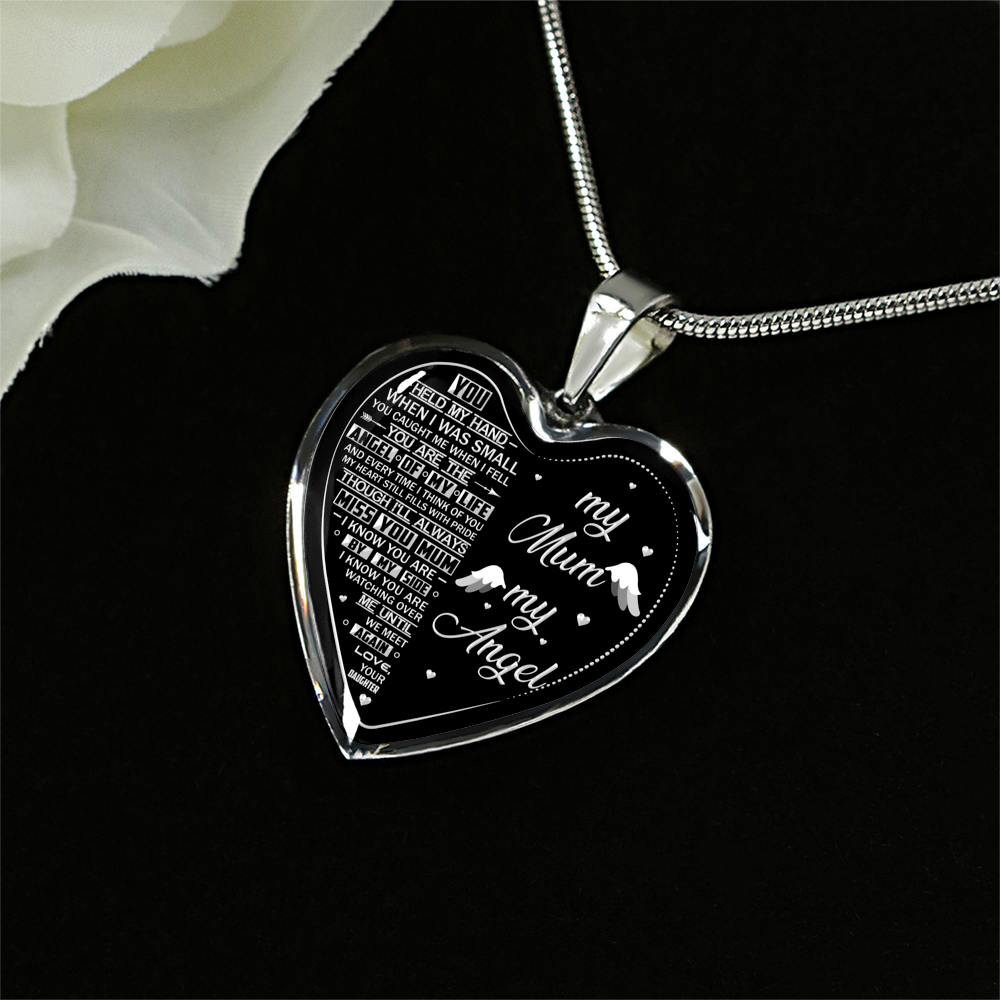 MY MUM MY ANGEL - SILVER VERSION - NECKLACE & BANGLE