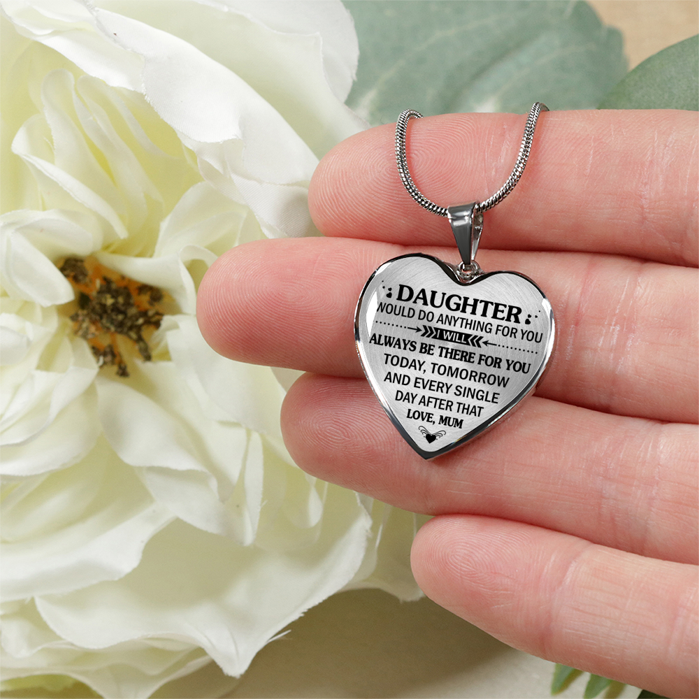 DAUGHTER MUM - HIGH QUALITY NECKLACE - BEST GIFT FOR YOUR DAUGHTER