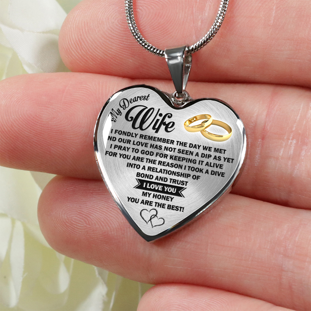 TO MY WIFE - BOND AND TRUST