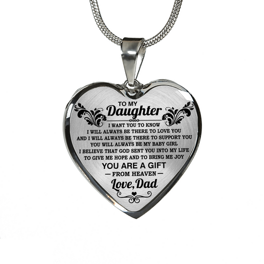 DAUGHTER DAD - GIFT FROM HEAVEN