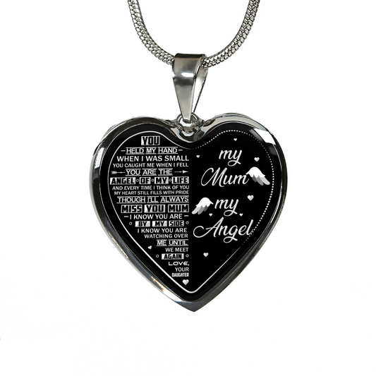 MY MUM MY ANGEL - SILVER VERSION - NECKLACE & BANGLE