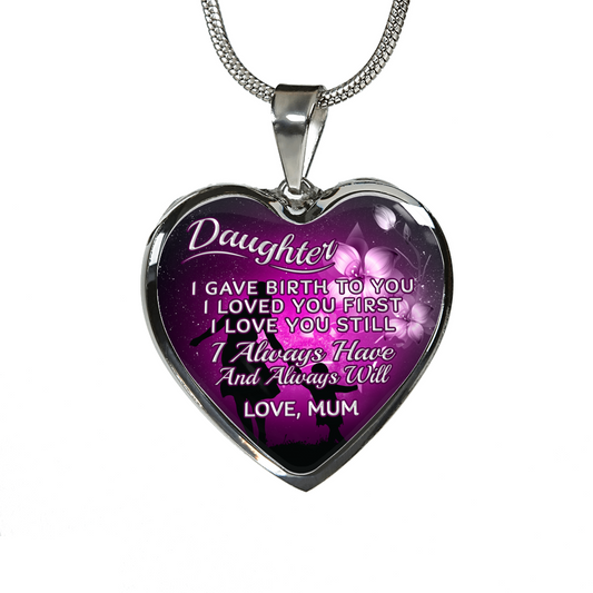 DAUGHTER MUM NECKLACE - ALWAYS HAVE ALWAYS WILL