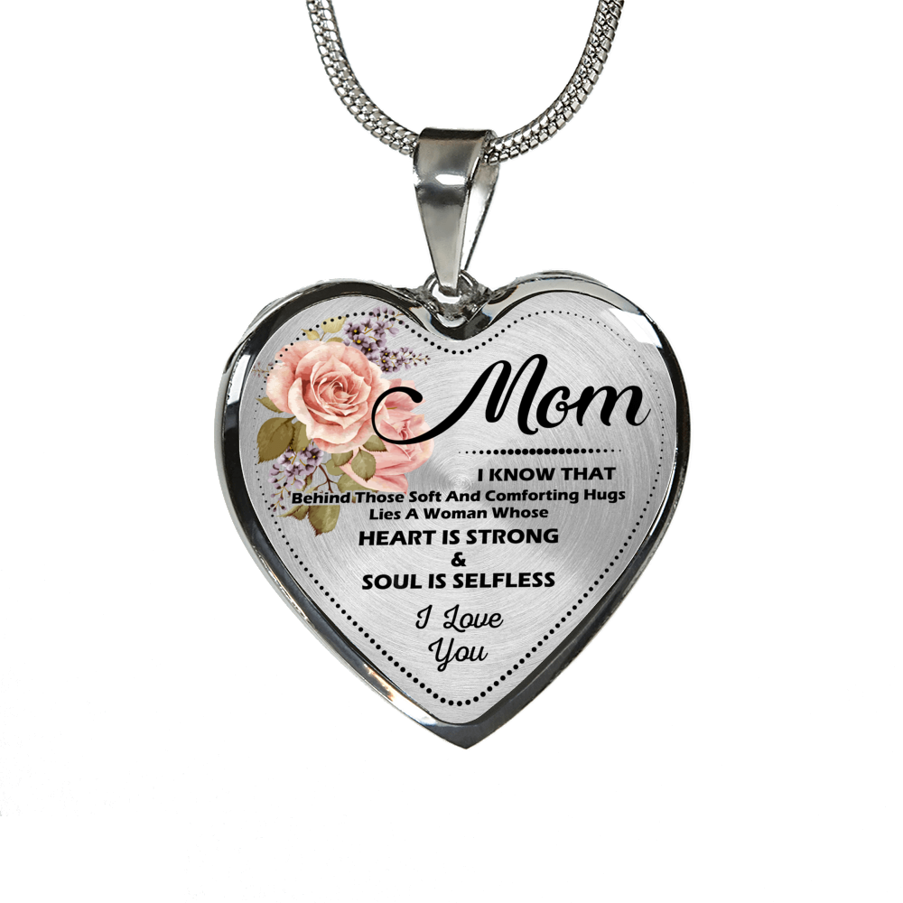 TO MY MOM - PRECIOUS PRESENT FOR YOUR MOTHER - REAL 18K GOLD FINISH VERSION & SILVER VERSION