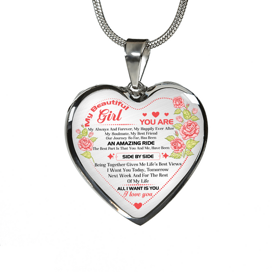MY BEAUTIFUL GIRL - PERFECT GIFT FOR YOUR LOVED ONE - NECKLACE & BANGLE