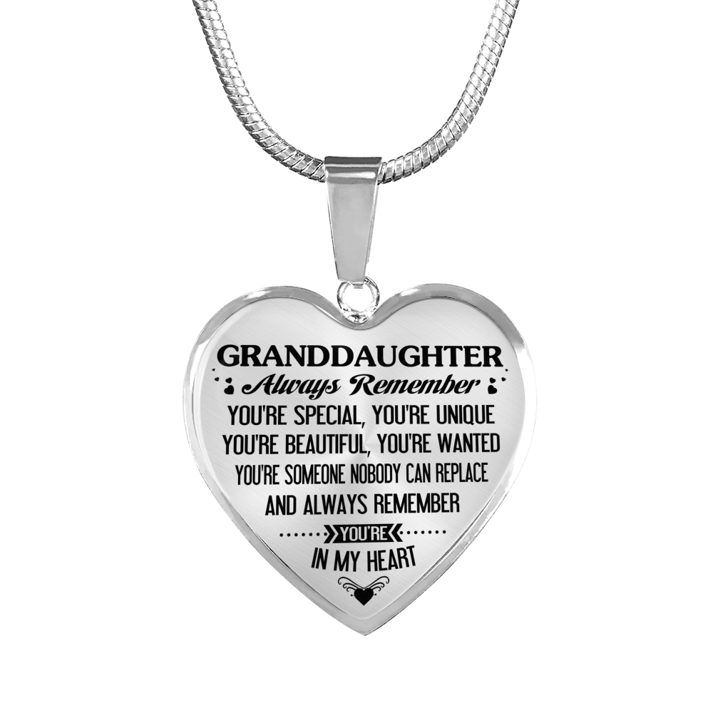 GRANDDAUGHTER - HIGH QUALITY NECKLACE - BEST GIFT FOR HER