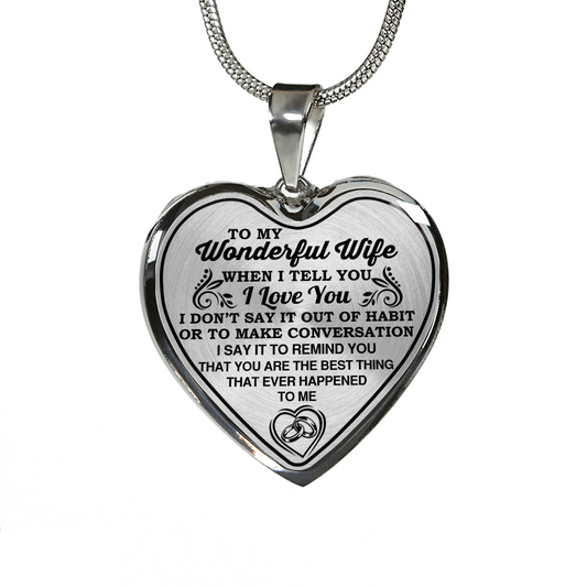 MY WIFE - I LOVE YOU