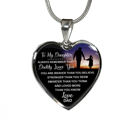 DAUGHTER DAD - REMEMBER (SILVER)