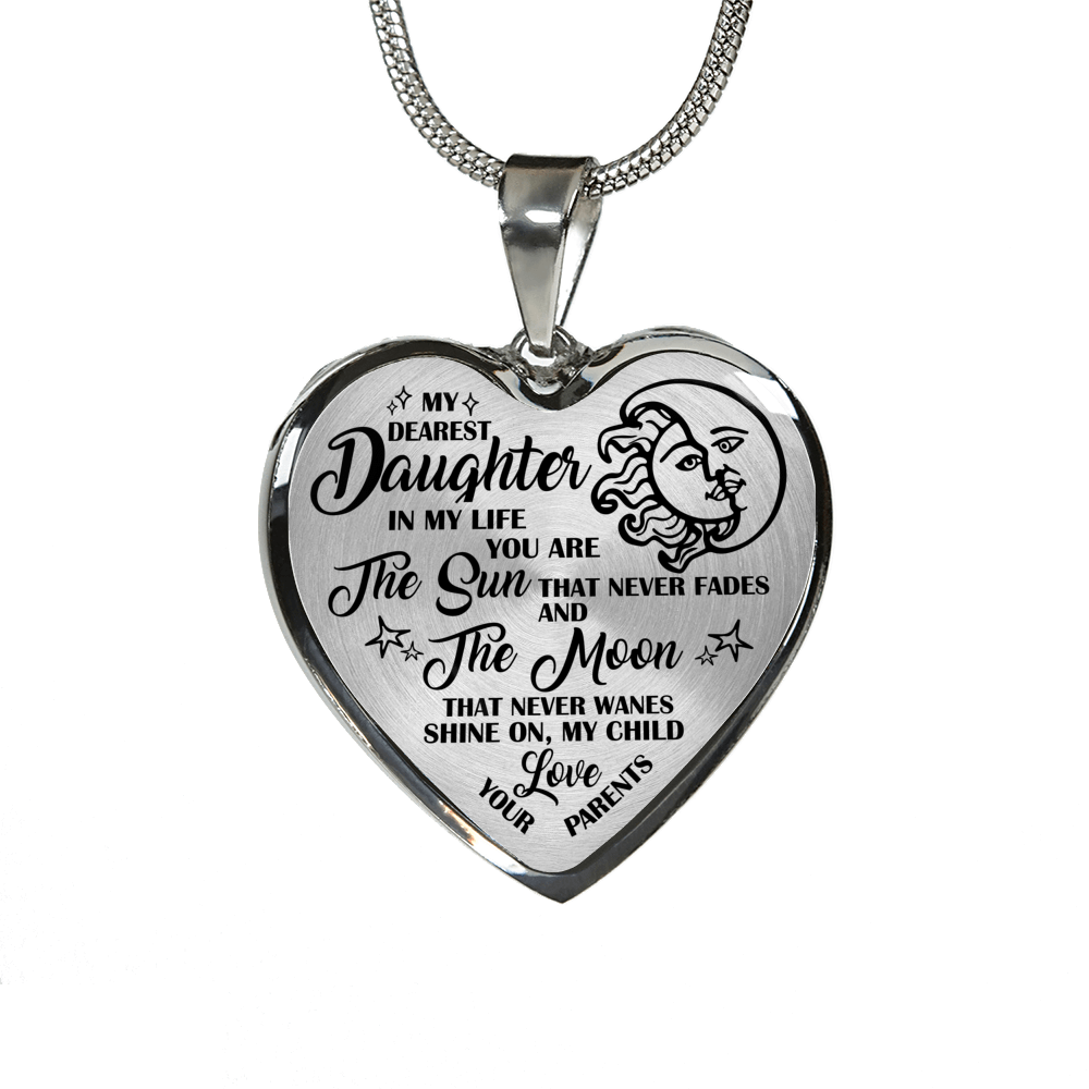 MY DEAREST DAUGHTER - REAL 18K GOLD FINISH VERSION & SILVER VERSION