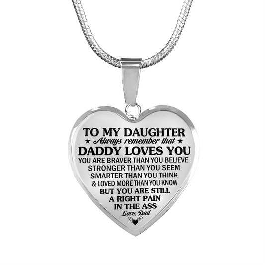 MY DAUGHTER - DADDY LOVES YOU