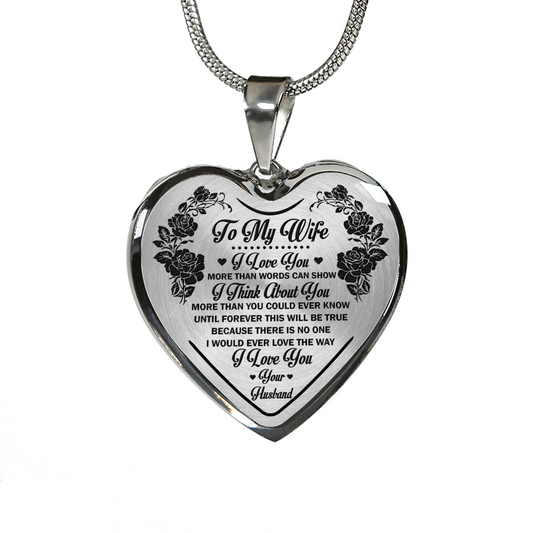 PERFECT GIFT FOR YOUR BEAUTIFUL WIFE - REAL 18K GOLD FNISH NECKLACE + SILVER NECKLACE