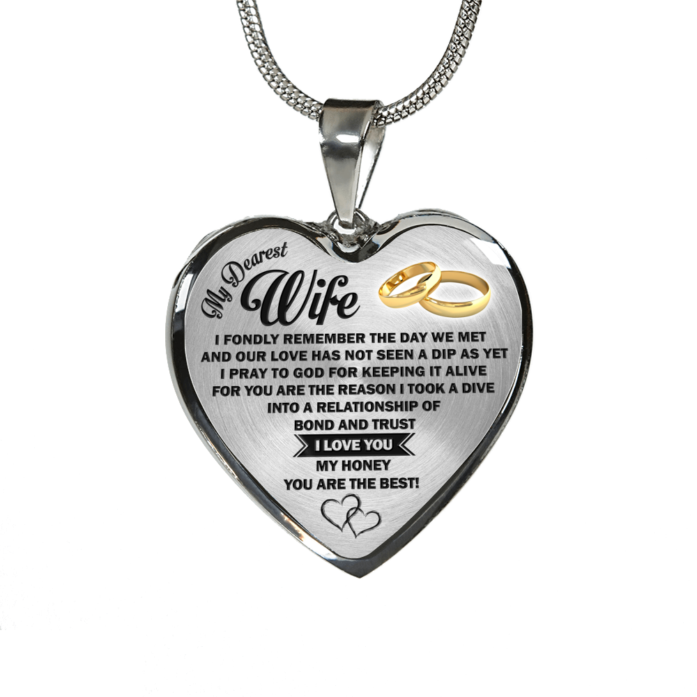 TO MY WIFE - BOND AND TRUST