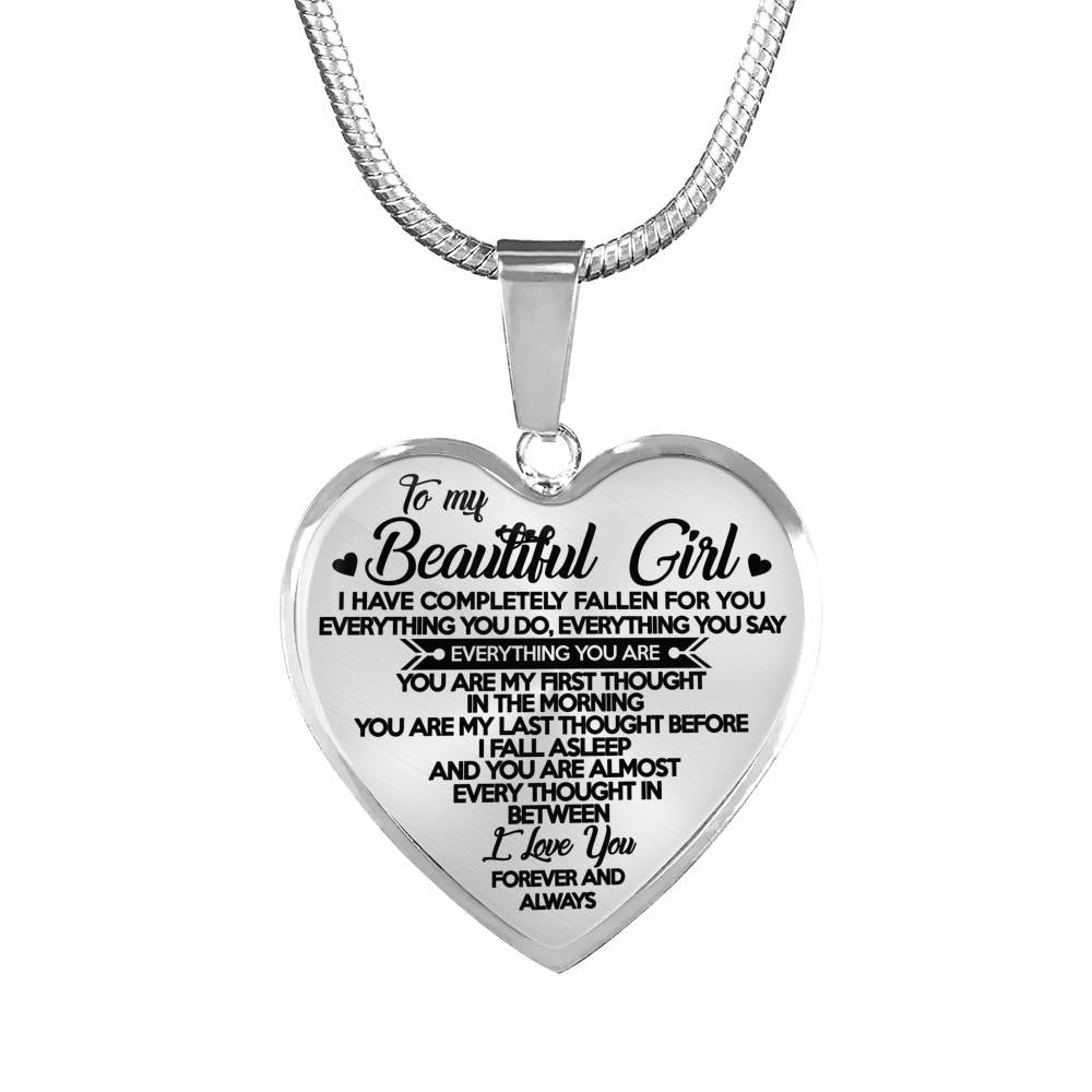 TO MY BEAUTIFUL GIRL - FOREVER AND ALWAYS