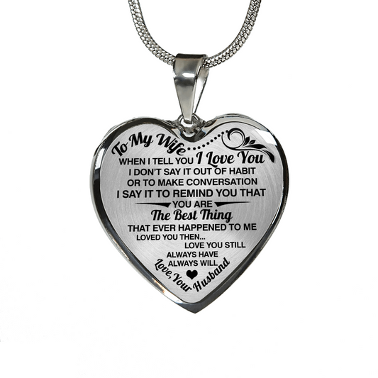 TO MY WIFE - THE BEST THING