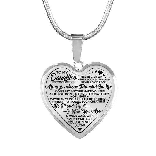 TO MY DAUGHTER - ALWAYS WALK WITH YOUR HEAD HIGH