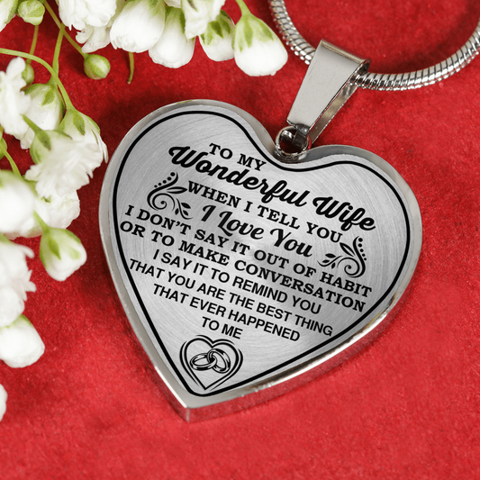 MY WIFE - I LOVE YOU