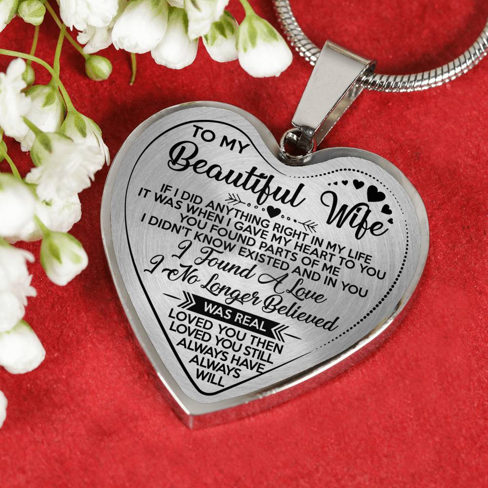 TO MY BEAUTIFUL WIFE - PARTS OF ME