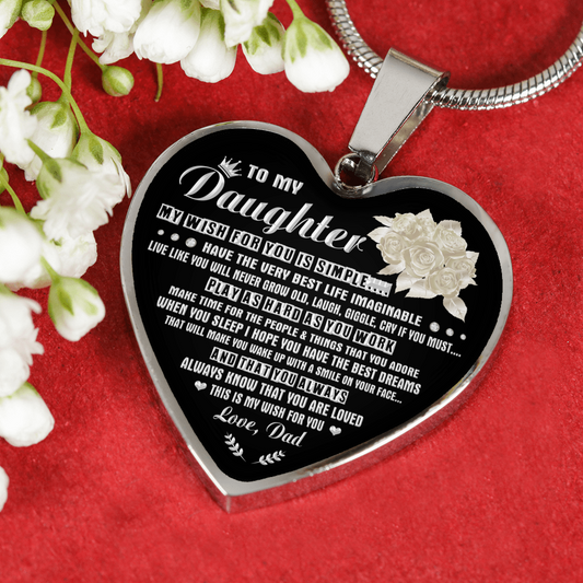 DAUGHTER DAD - MY WISH (SILVER)