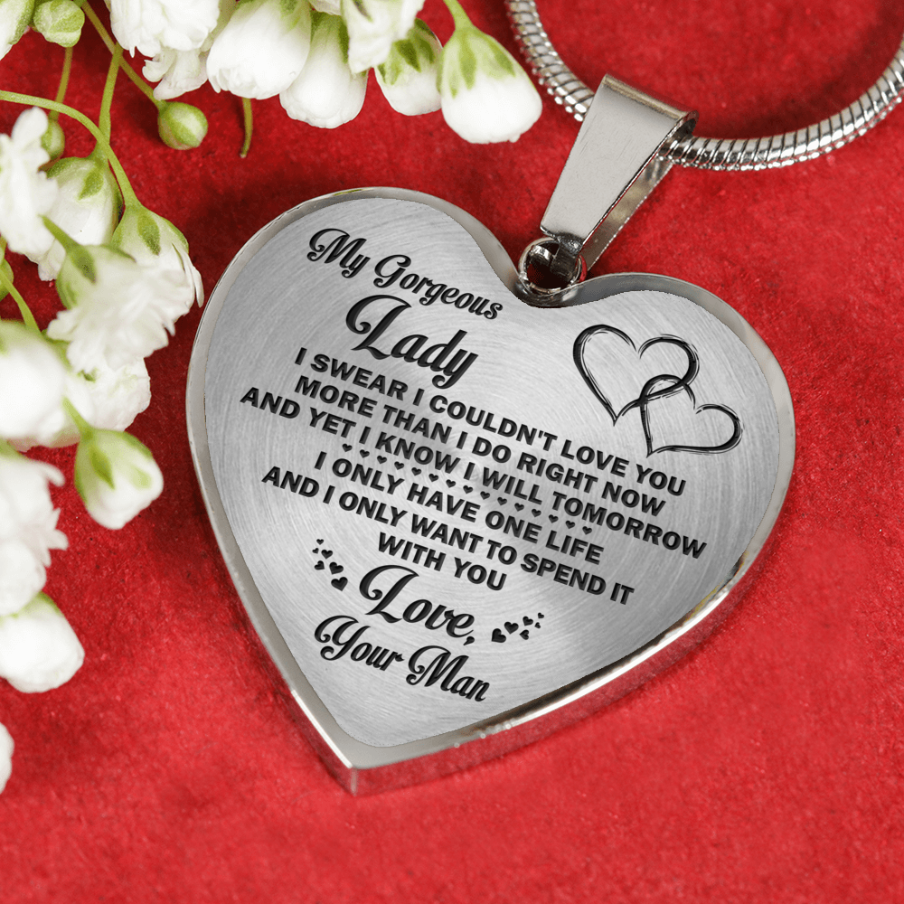 MY GORGEOUS LADY - NECKLACE & BANGLE - 18K GOLD & SILVER VERSION