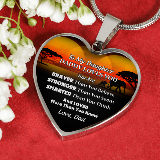 DAUGHTER FATHER - NECKLACE & BANGLE - SILVER VERSION