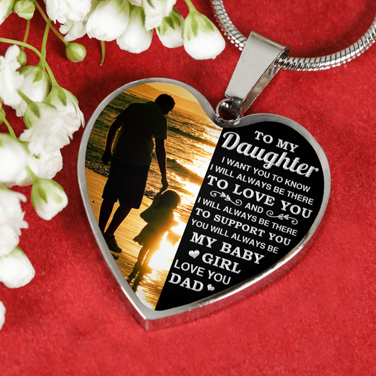 DAUGHTER DAD -  BABY GIRL (SILVER)