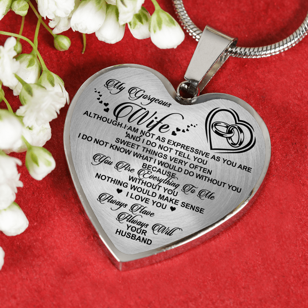 MY GORGEOUS WIFE - REAL 18K GOLD FINISH VERSION & SILVER VERSION