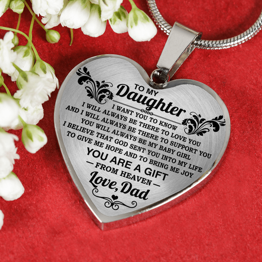 DAUGHTER DAD - GIFT FROM HEAVEN