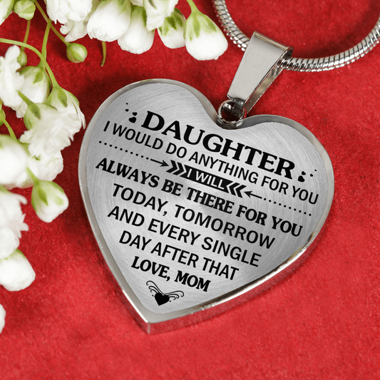 DAUGHTER MOM - HIGH QUALITY NECKLACE - BEST GIFT FOR YOUR DAUGHTER