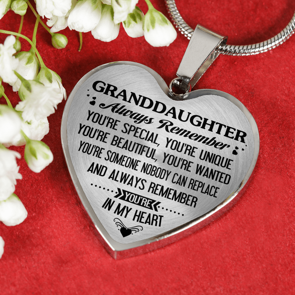 GRANDDAUGHTER - HIGH QUALITY NECKLACE - BEST GIFT FOR HER