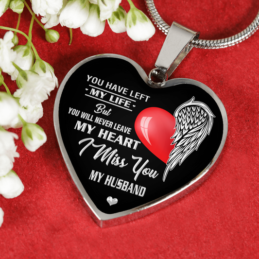 NEVER LEAVE - MY HUSBAND (SILVER)