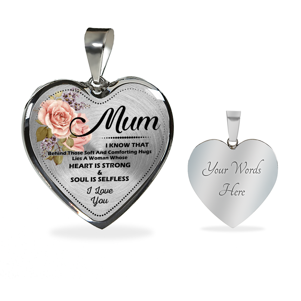 TO MY MUM - PRECIOUS PRESENT FOR YOUR MOTHER - REAL 18K GOLD FINISH VERSION & SILVER VERSION