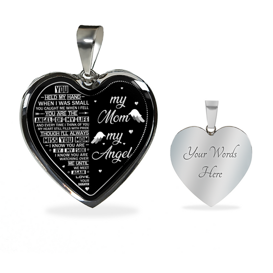 MY MUM MY ANGEL - SILVER VERSION - NECKLACE & BANGLE