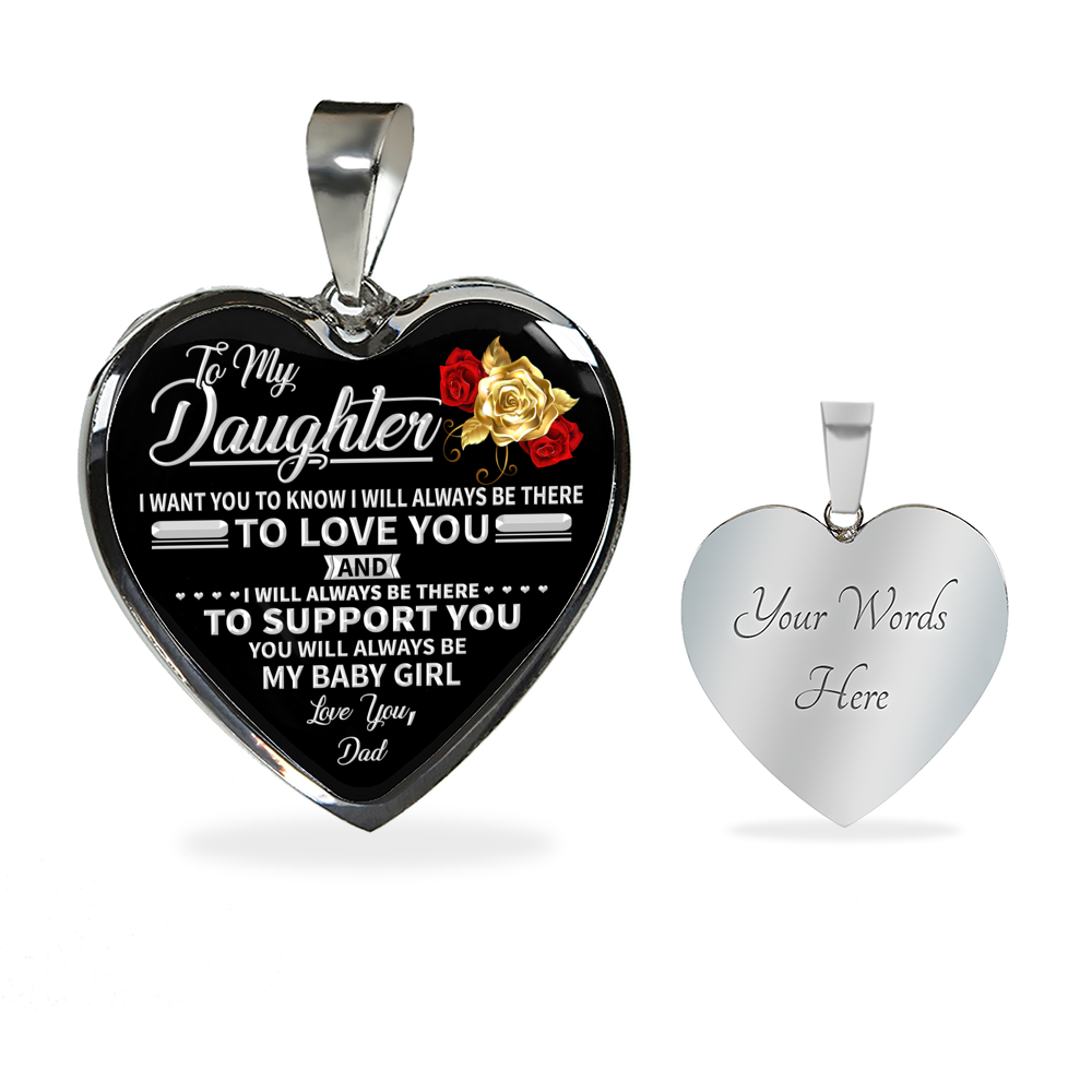 DAUGHTER DAD - MY BABY GIRL (SILVER)