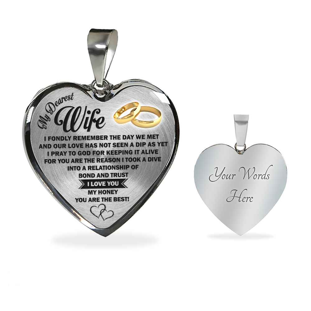 TO MY WIFE - BOND AND TRUST