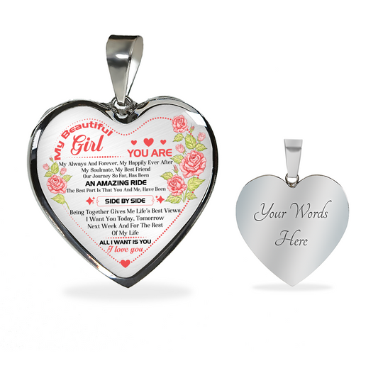 MY BEAUTIFUL GIRL - PERFECT GIFT FOR YOUR LOVED ONE - NECKLACE & BANGLE
