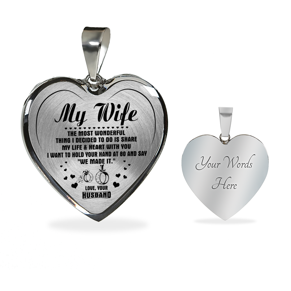 MY WIFE - SILVER VERSION - NECKLACE & BANGLE