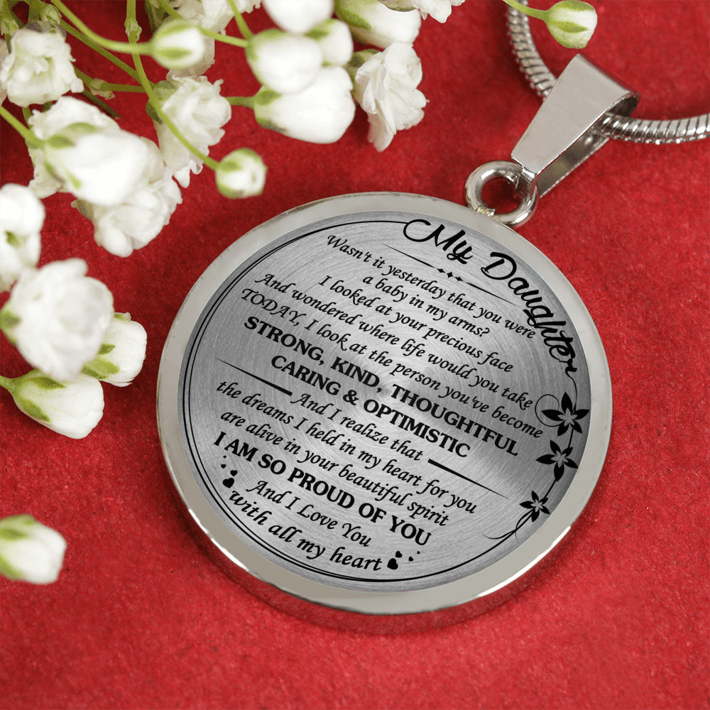 MY DAUGHTER - REAL 18K GOLD FINISH & SILVER VERSION