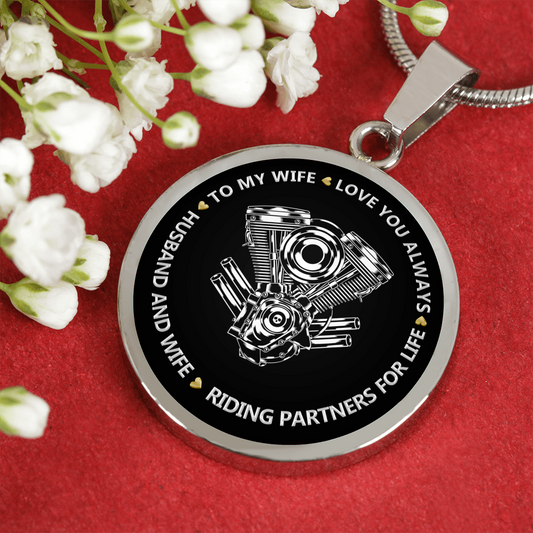 SILVER ROUND NECKLACE & BANGLE - RIDING PARTNERS