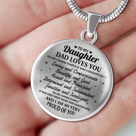 TO MY DAUGHTER - PROUD OF YOU- GIFT FROM DAD