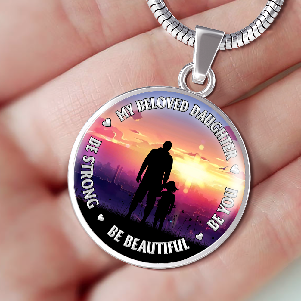 FATHER AND DAUGHTER - ROUND NECKLACE